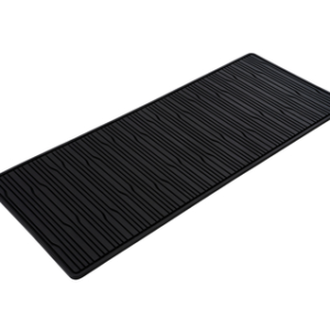 Tepih, gumijasti zadaj, črn